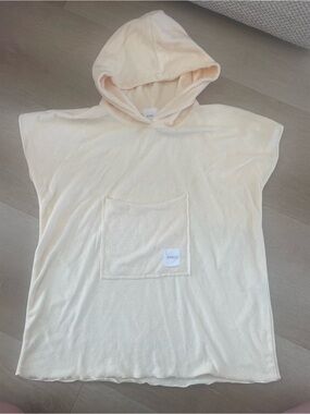 Kids Kindly Hooded Swim Coverup in light yellow